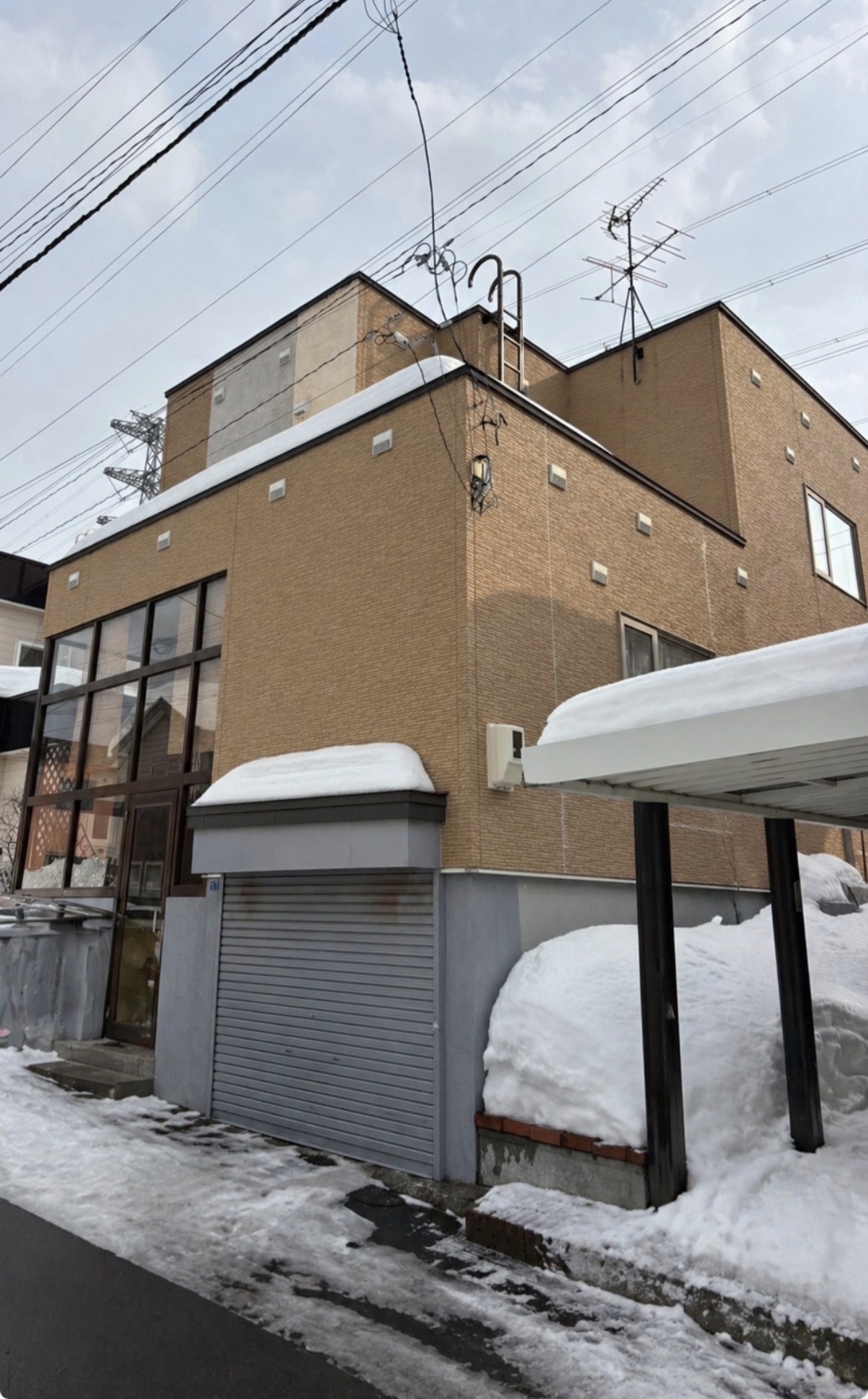 札幌市手稲区 外壁屋根塗装 S様邸 施工前