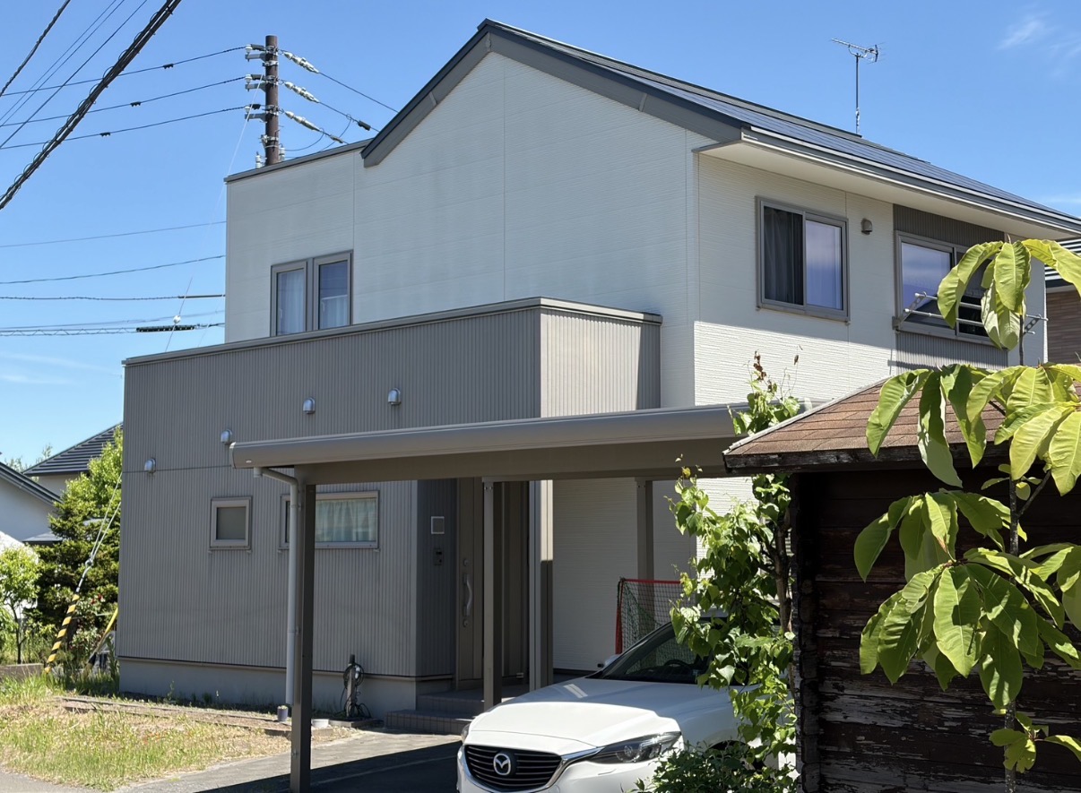 札幌市清田区 外壁屋根塗装 T様邸 施工前