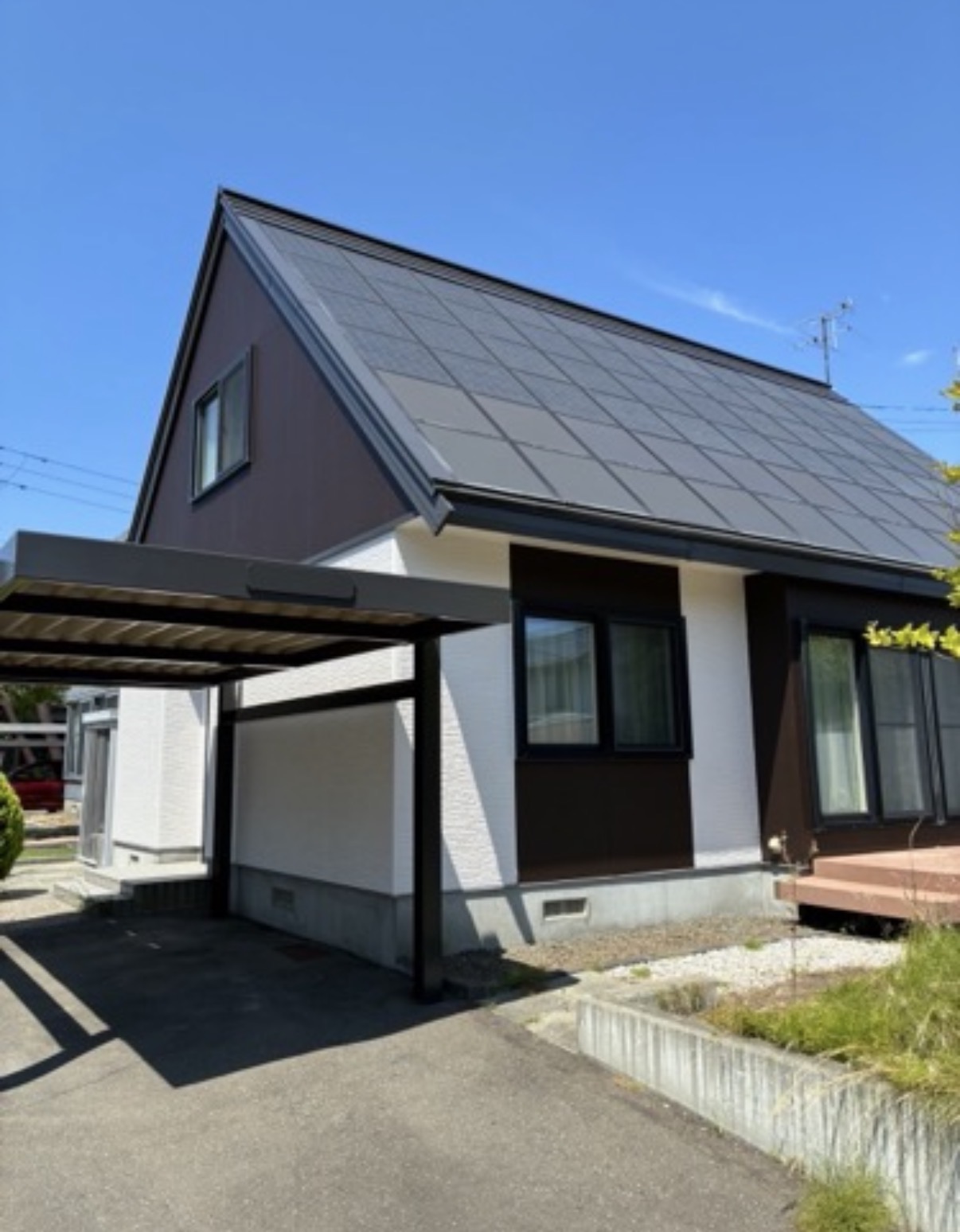 札幌市清田区 外壁屋根塗装 I様邸 施工後